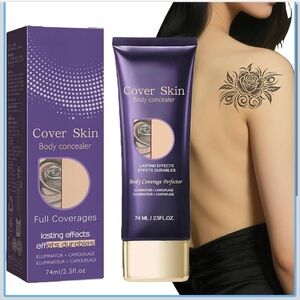 Tattoo Concealer, Best Tattoo Cover Up Waterproof, Lasting Effects 2.5oz (1Pcs)